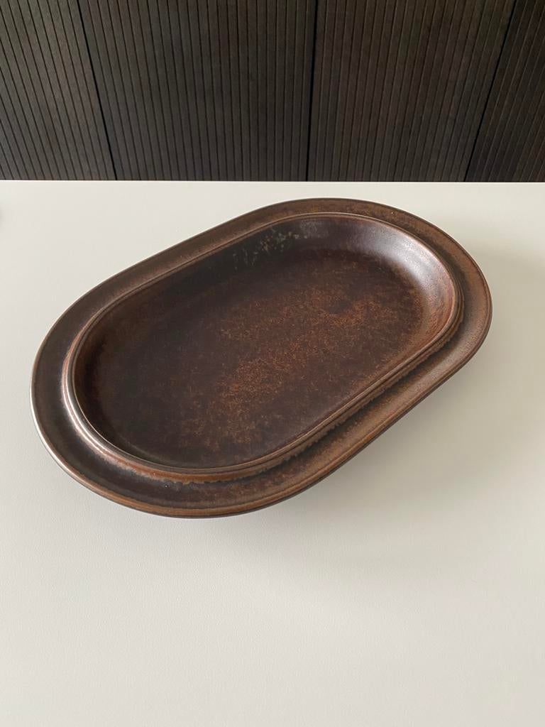 Plat de service Arabia Finland Ruska, Maison & Meubles, Enlèvement ou Envoi, Céramique, Utilisé, Autres types