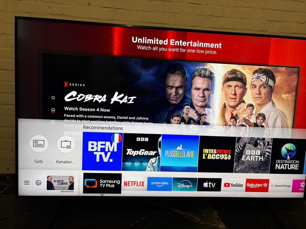 Samsung qled 65 inch smart tv, Ophalen, Zo goed als nieuw