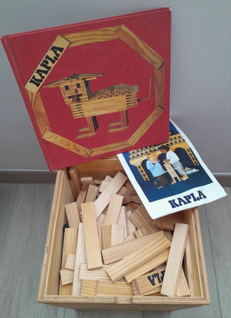 Kapla kist met 280 blokken, Ophalen, Zo goed als nieuw