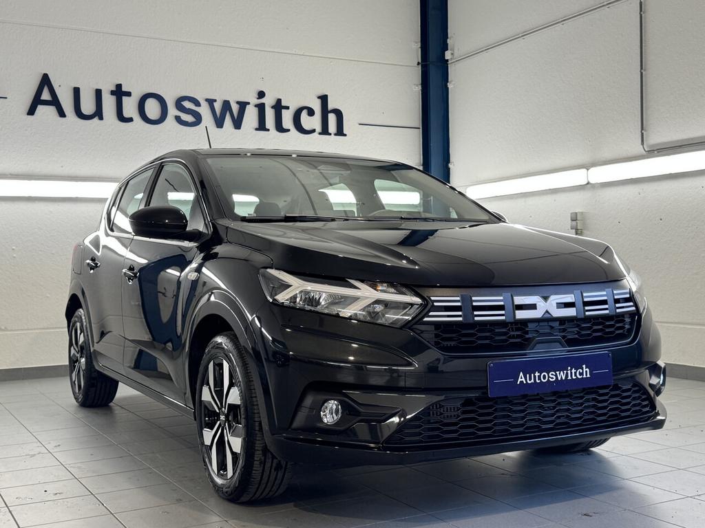 Dacia, Sandero, 1.0 TCe,, Auto's, Dacia, 91 pk, Zwart, Bedrijf, 5 deurs