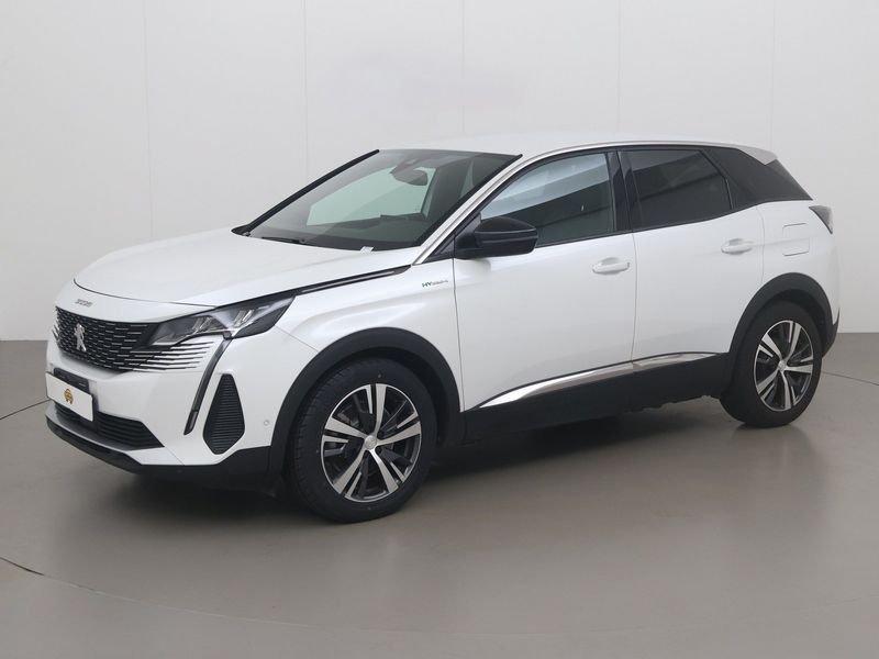 Peugeot 3008 PHEV 1.6 300 allure pack AT, Auto's, Automaat, Gebruikt, 4 cilinders, Wit
