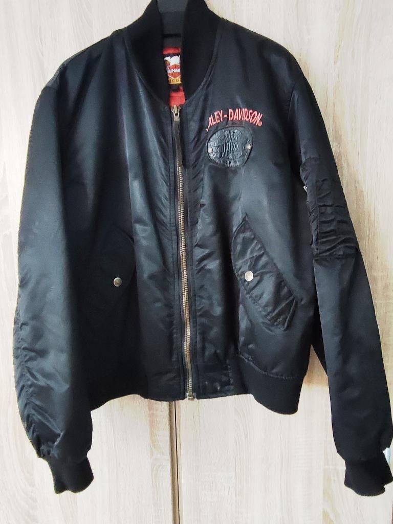 HARLEY DAVIDSON bomberjack (origineel) _ L (BE=XL), Motoren, Kleding | Motorkleding, Jas | textiel, Dames, Harley Davidson, Ophalen of Verzenden