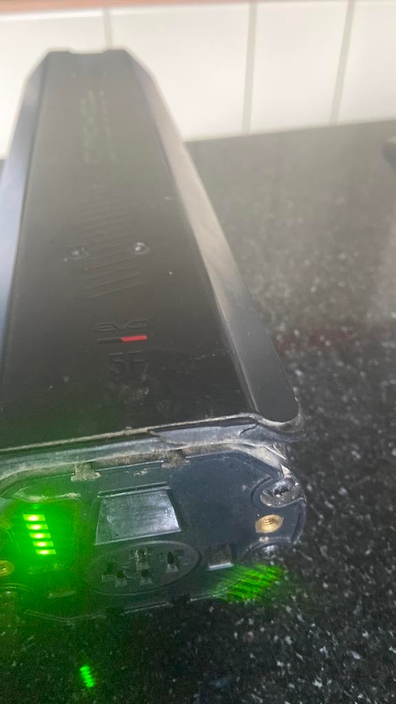 Bosch powertube 500 batterij horizontaal li ion  non smart, Ophalen, Gebruikt