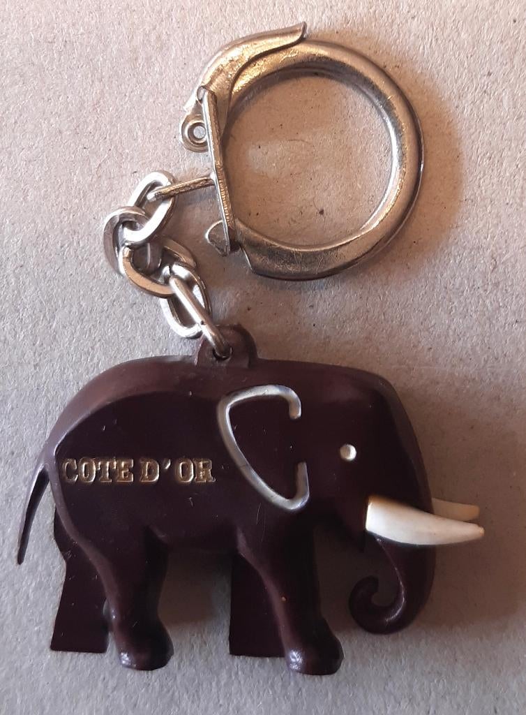 MOOIE SLEUTELHANGER COTE D'OR CHOCOLADE CHOCOLAT, Ophalen of Verzenden