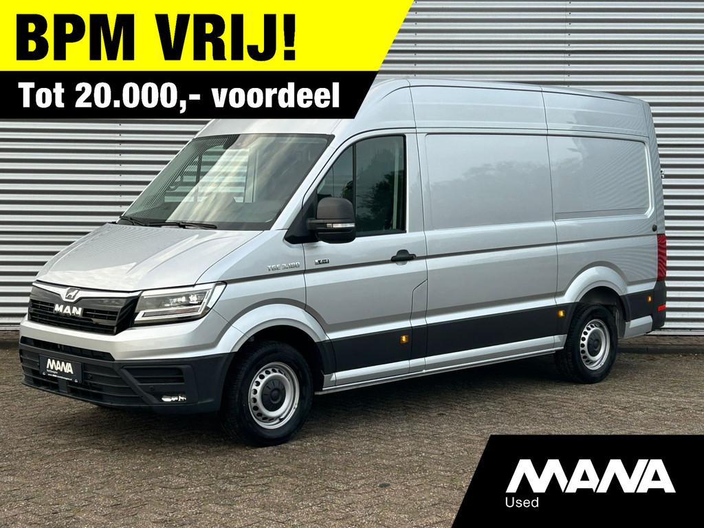 MAN TGE 3.180 L3H3 4x4 Automaat LED NIEUW BPM Vrij Camera Tr, Autos, 177 ch, Argent ou Gris, Achat, Euro 6