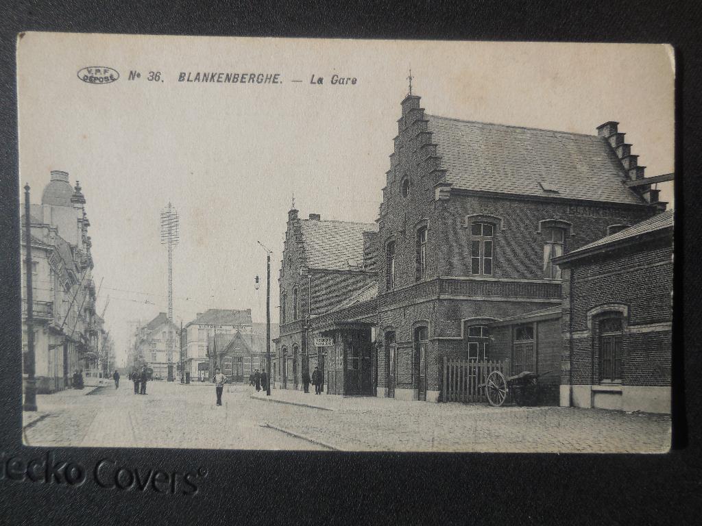 postkaart Blankenberge La Gare, Verzenden, Voor 1920, Ongelopen, West-Vlaanderen