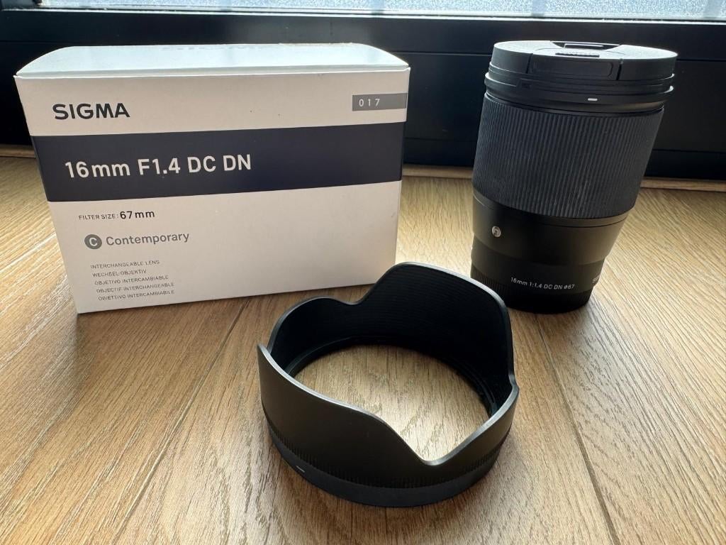 Sigma 16mm f/1.4 DC DN - Sony E-mount, TV, Hi-fi & Vidéo, Photo | Lentilles & Objectifs, Comme neuf, Objectif grand angle, Enlèvement ou Envoi