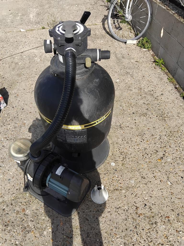 Zand/glasfilter inclusief pomp, Ophalen