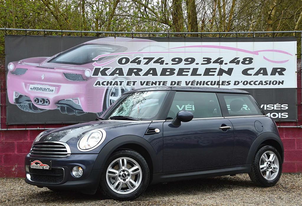 MINI Cooper D 1.6 ETAT IMPECCABLE CLIM 4.934KM (bj 2012), Auto's, Mini, Stof, Gebruikt, Zwart, 4 cilinders
