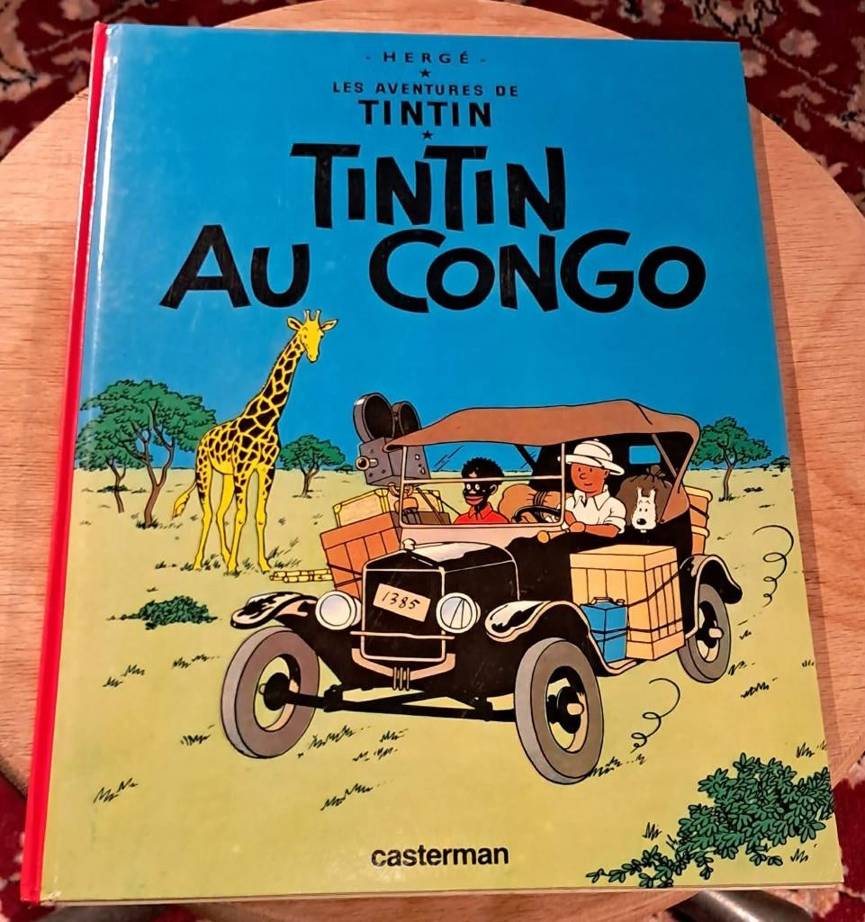 Kuifje in Congo, Boeken, Stripverhalen, Gelezen, Eén stripboek, Ophalen of Verzenden, Hergé