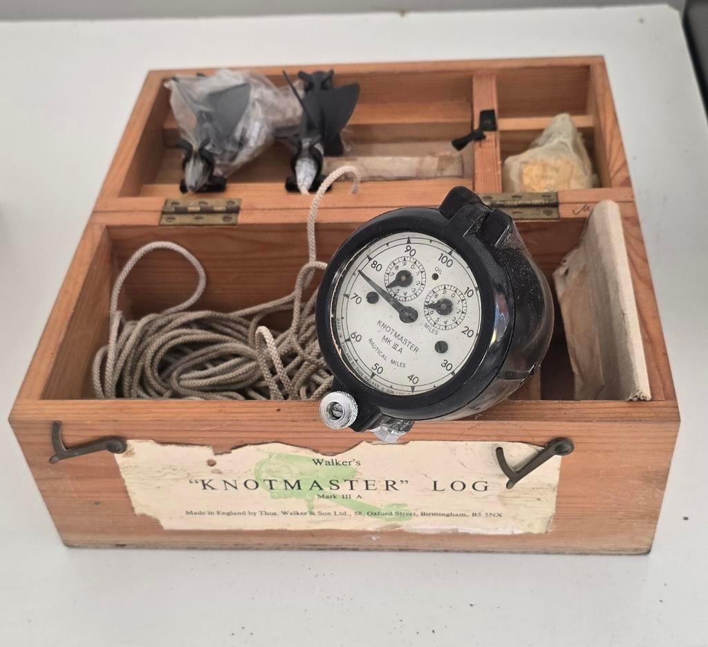 Walker's knotmaster scheepslog bijna nieuwstaat, Ophalen of Verzenden