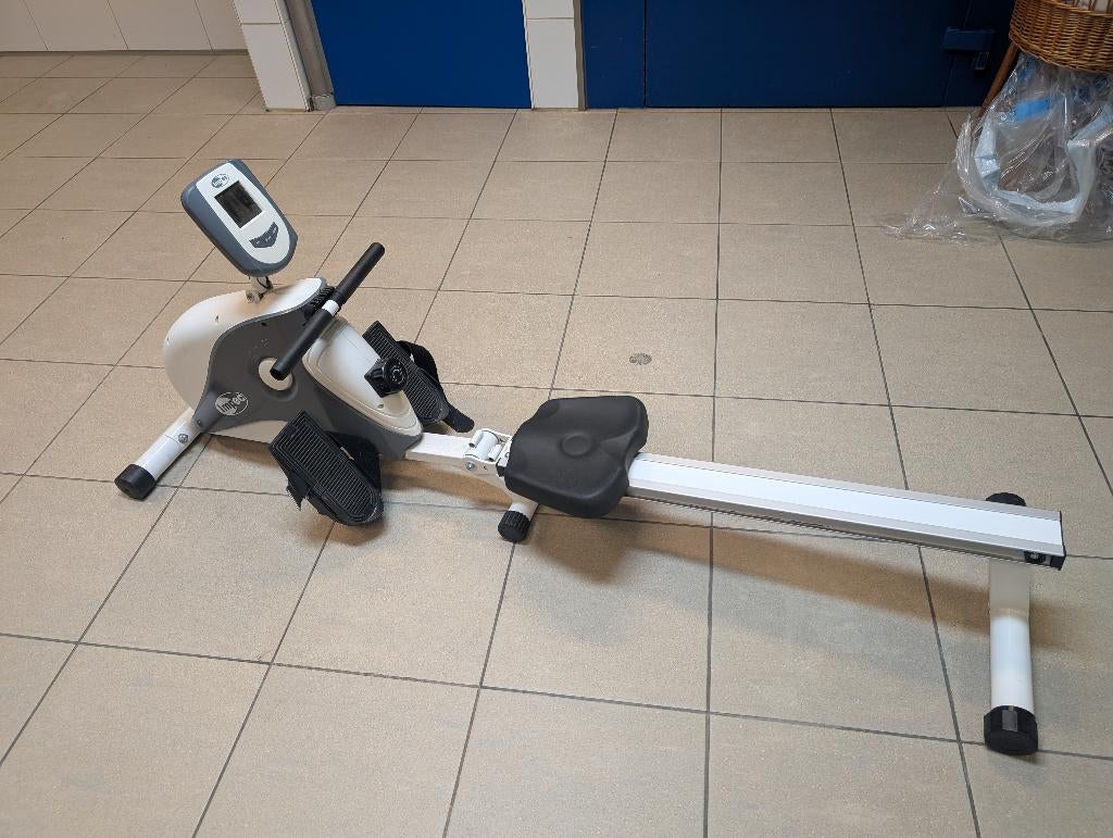 Impec Roeimachine – Wit – Zeer goede staat – Weinig gebruikt, Sport en Fitness, Overige Sport en Fitness, Ophalen, Zo goed als nieuw