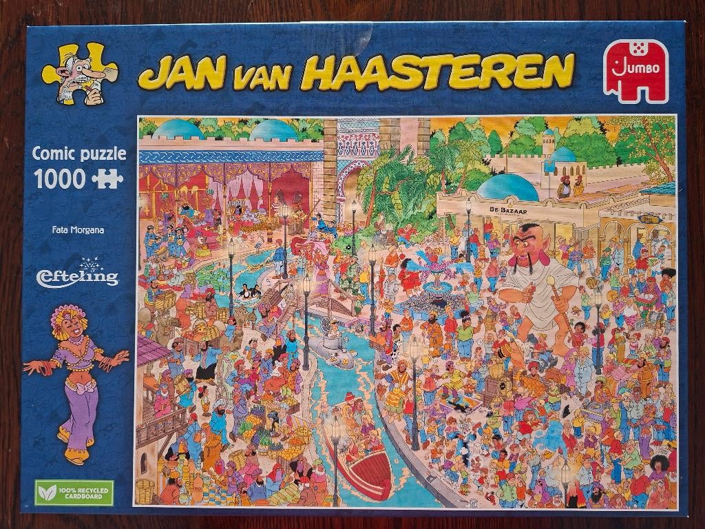 puzzel Jan van Haasteren 1000 stuks, Hobby en Vrije tijd, Ophalen of Verzenden, 500 t/m 1500 stukjes, Zo goed als nieuw, Legpuzzel