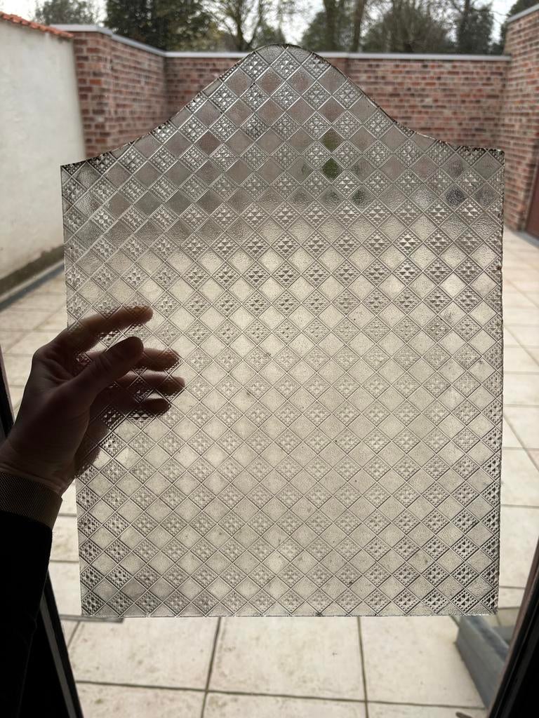 Oud ornament glas, Antiek en Kunst, Ophalen