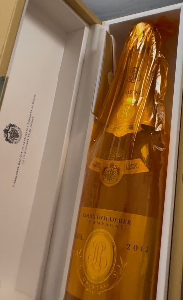 Louis Roederer Cristal 2012 in geschenkdoos, Verzamelen, Frankrijk, Nieuw, Ophalen of Verzenden, Champagne