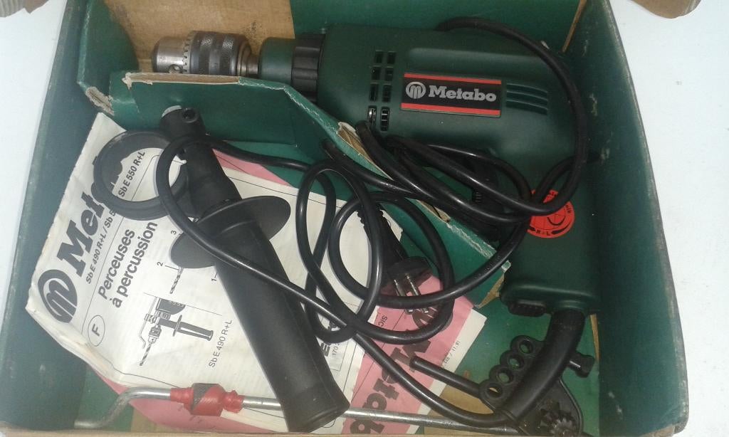 nieuwe boor machine metabo, Ophalen, Nieuw, Boormachine, Variabele snelheid
