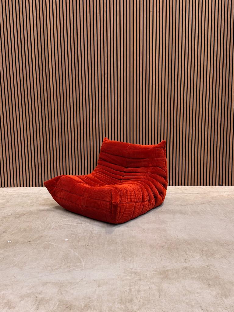 Ligne Roset togo - eenzits - Corduroy red, Ophalen of Verzenden