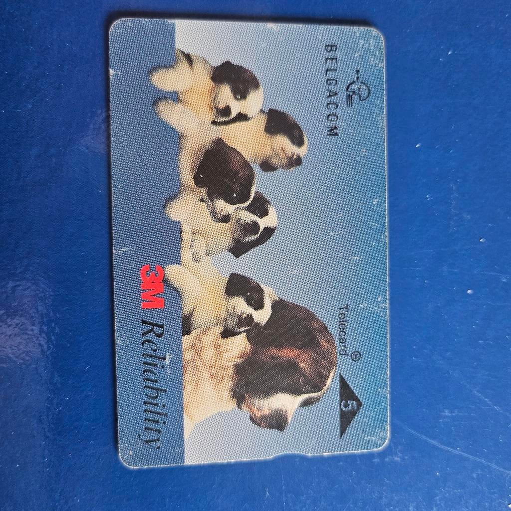 Belgacom Telecard   3M  St Bernard  5 credits, Enlèvement ou Envoi