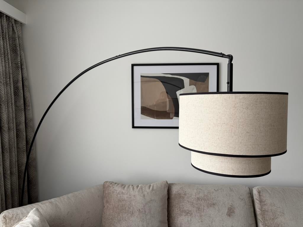 Ikea Skottorp/Maison du Monde vloerlamp, Huis en Inrichting, Lampen | Vloerlampen, Ophalen, Zo goed als nieuw