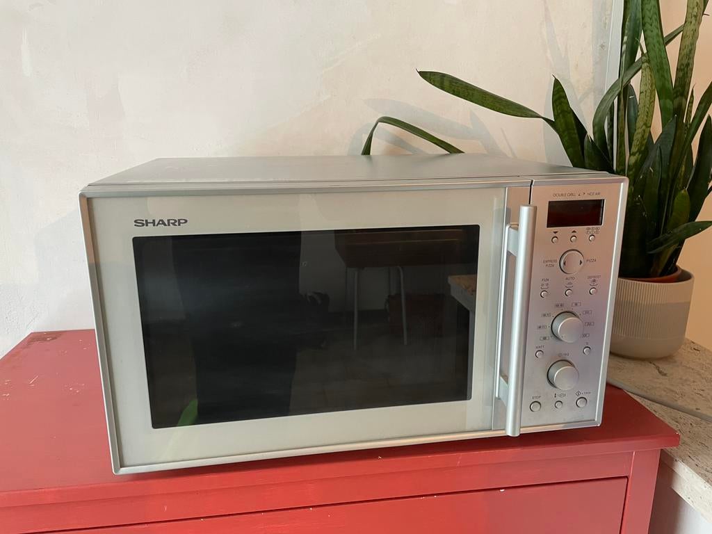 Sharp combi microgolfoven, Elektronische apparatuur, Microgolfovens, Ophalen, Gebruikt, Microgolfoven, Hete lucht