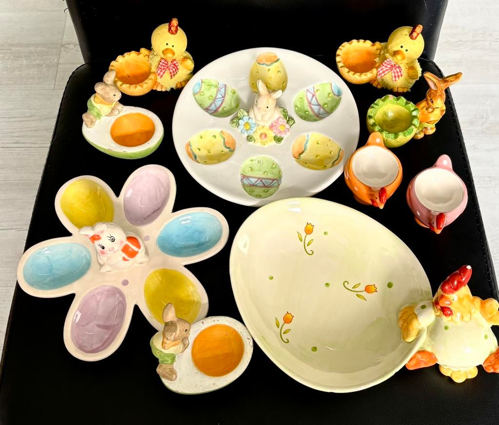 Ensemble de vaisselle décorative de Pâques, Enlèvement ou Envoi, Porcelaine