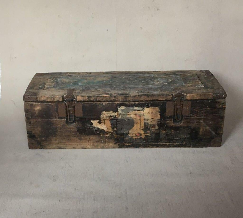 wo2 - Duitse munitiekist voor 2cm patronen - 1942, Ophalen of Verzenden, Landmacht, Kist of Geocache