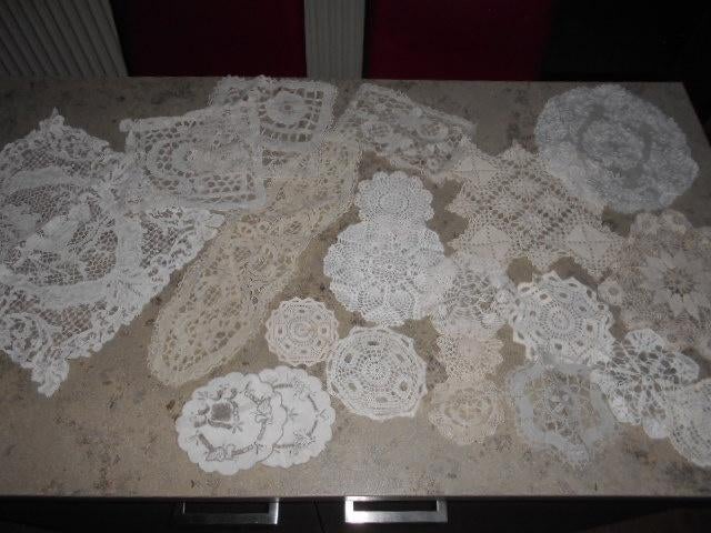 Vintage tafel-lapjes / 40 stuks voor 15 €, Ophalen of Verzenden, Gebruikt