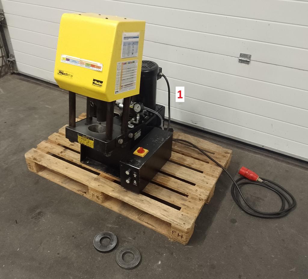 2x Slangenpers, Parker Phastkrimp, hydrauliek, Ophalen of Verzenden