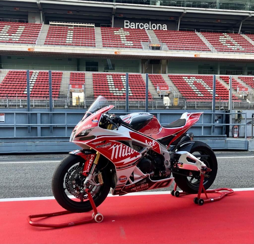 BAANFIETS -APRILIA RSV4-APRC, Motoren, Motoren | Aprilia, Sportuitlaat, 4 cilinders, Super Sport, Particulier