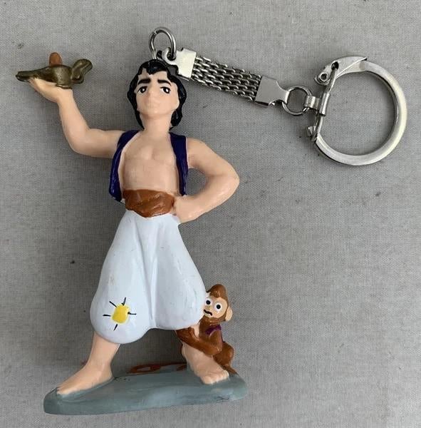 Porte-clés Disney Aladdin & Abu Bullyland Figurine des année, Envoi, Autres personnages, Comme neuf, Statue ou Figurine
