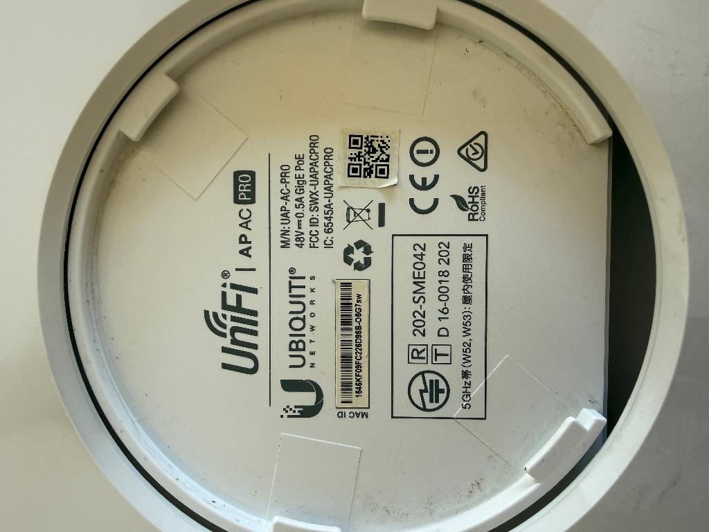 Ubiquiti UniFi AC Pro WIFI Acces Point, Ophalen of Verzenden, Gebruikt
