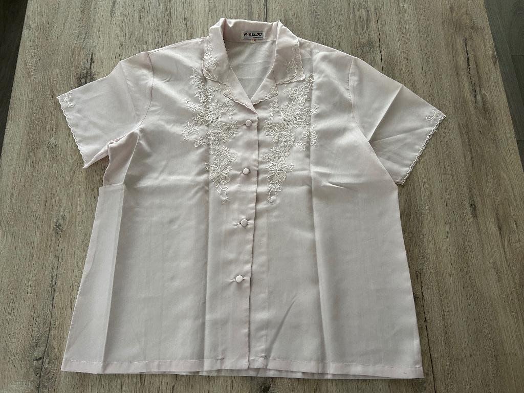 Vintage hemdje maat 44, Ophalen of Verzenden, Zo goed als nieuw, Maat 42/44 (L)