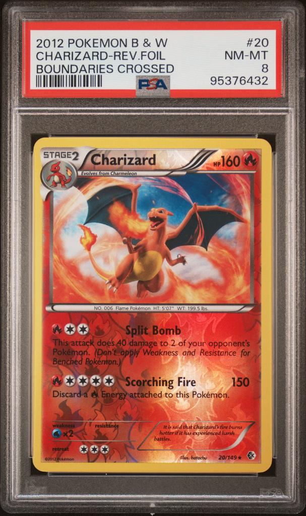 2012 POKEMON BLACK & WHITE BOUNDARIES CROSSED #20 CHARIZARD, Enlèvement ou Envoi, Comme neuf, Cartes en vrac