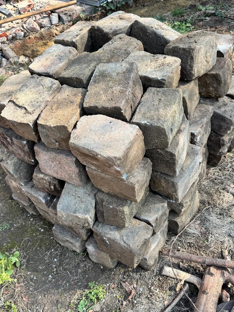 Partij kasseien, Tuin en Terras, Grind, Keien en Split, Ophalen, Overige materialen, Gebruikt, Overige typen