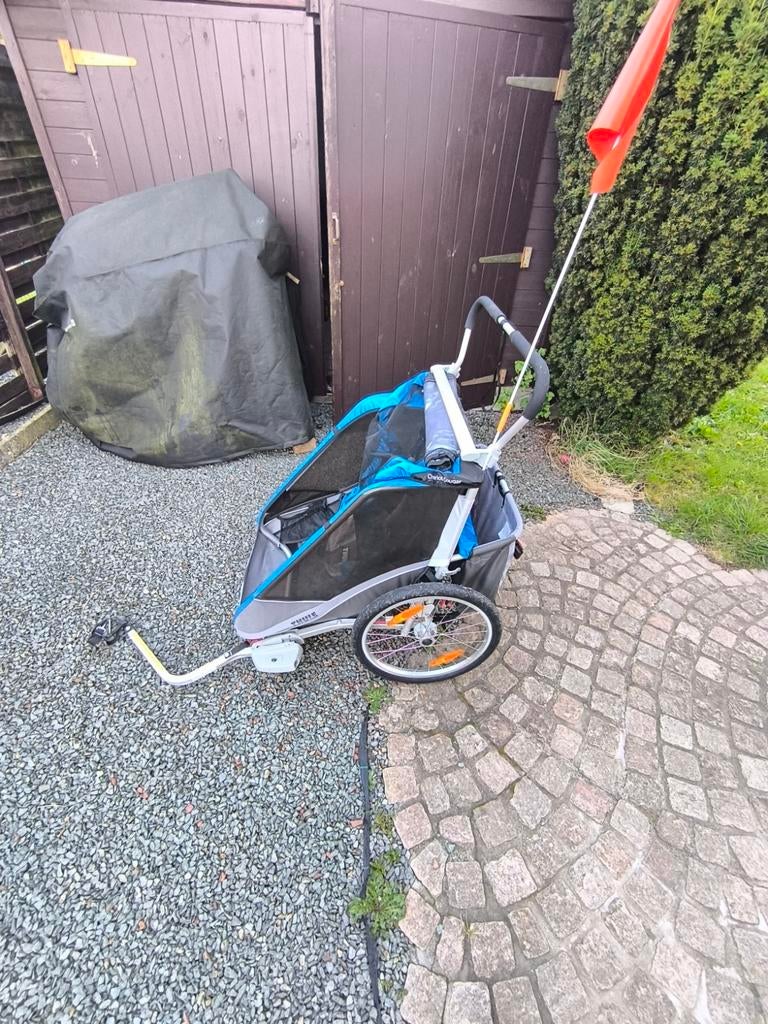 Thule Chariot Cougar 2-trailer, Fietsen en Brommers, Ophalen