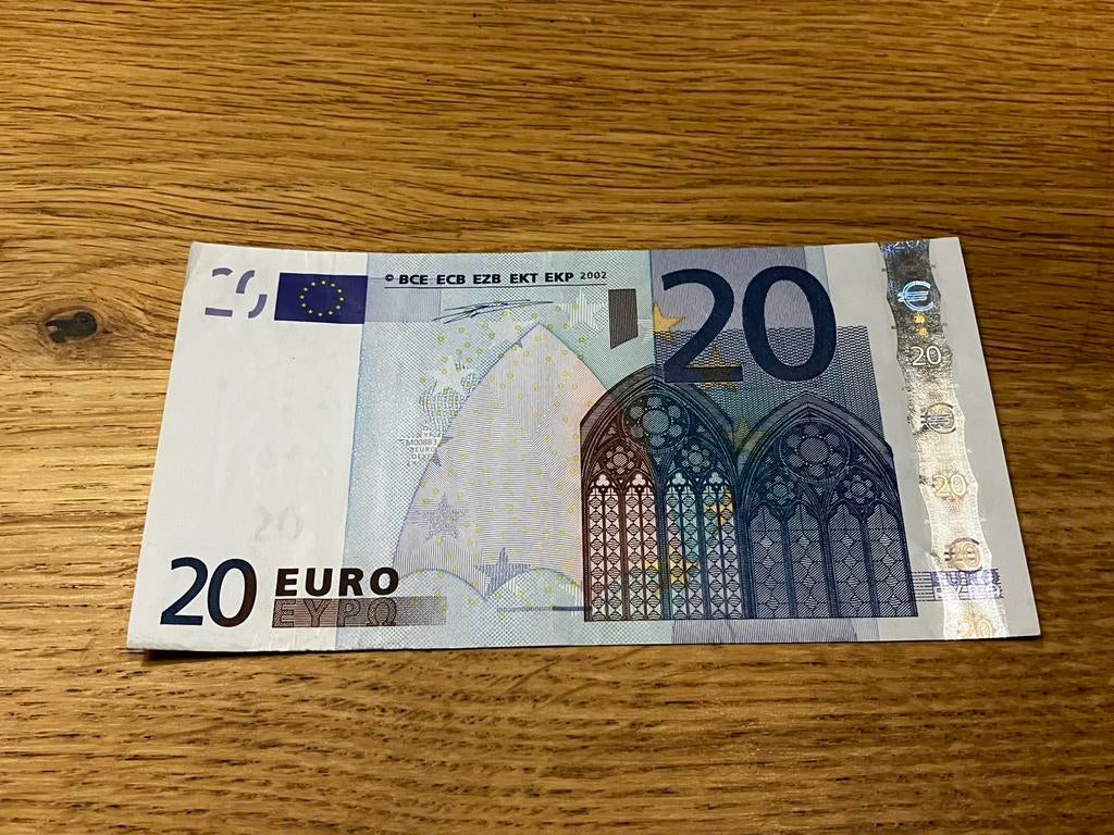€20,- Duisenberg - Spanje (V) - XF, Postzegels en Munten, Bankbiljetten | Europa | Eurobiljetten, Ophalen of Verzenden, Spanje