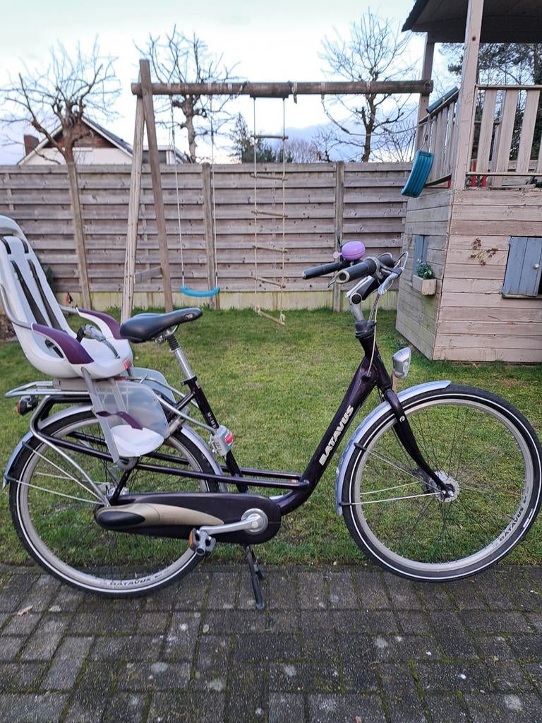 Batavus fiets met kinderzitje, Enlèvement