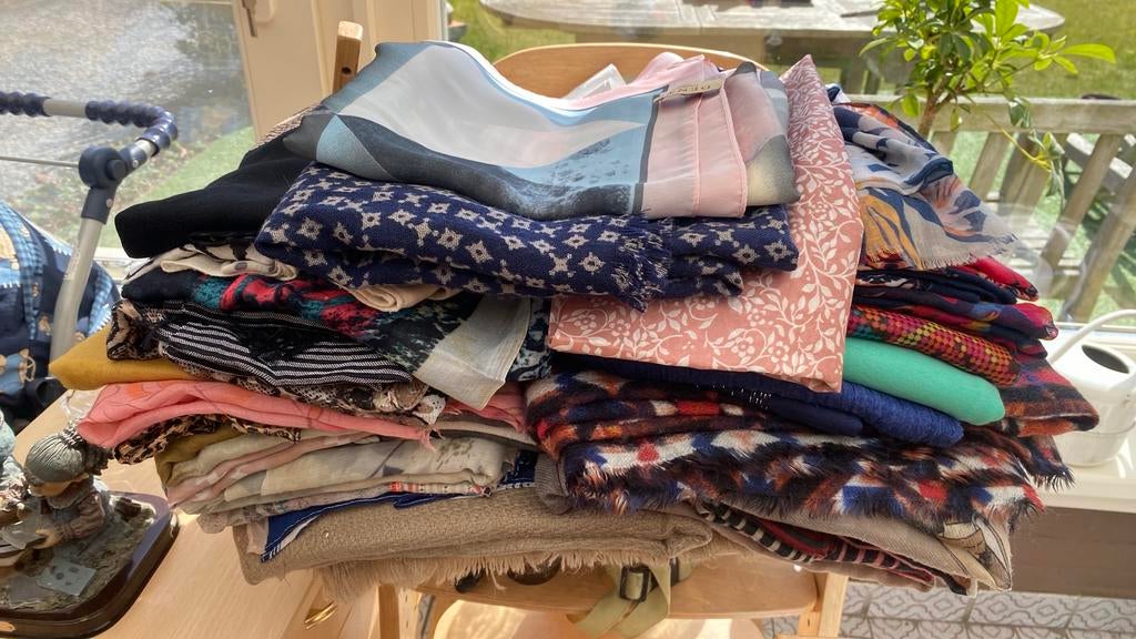 36 sjaals nieuwstaat(pakket), Kleding | Dames, Ophalen