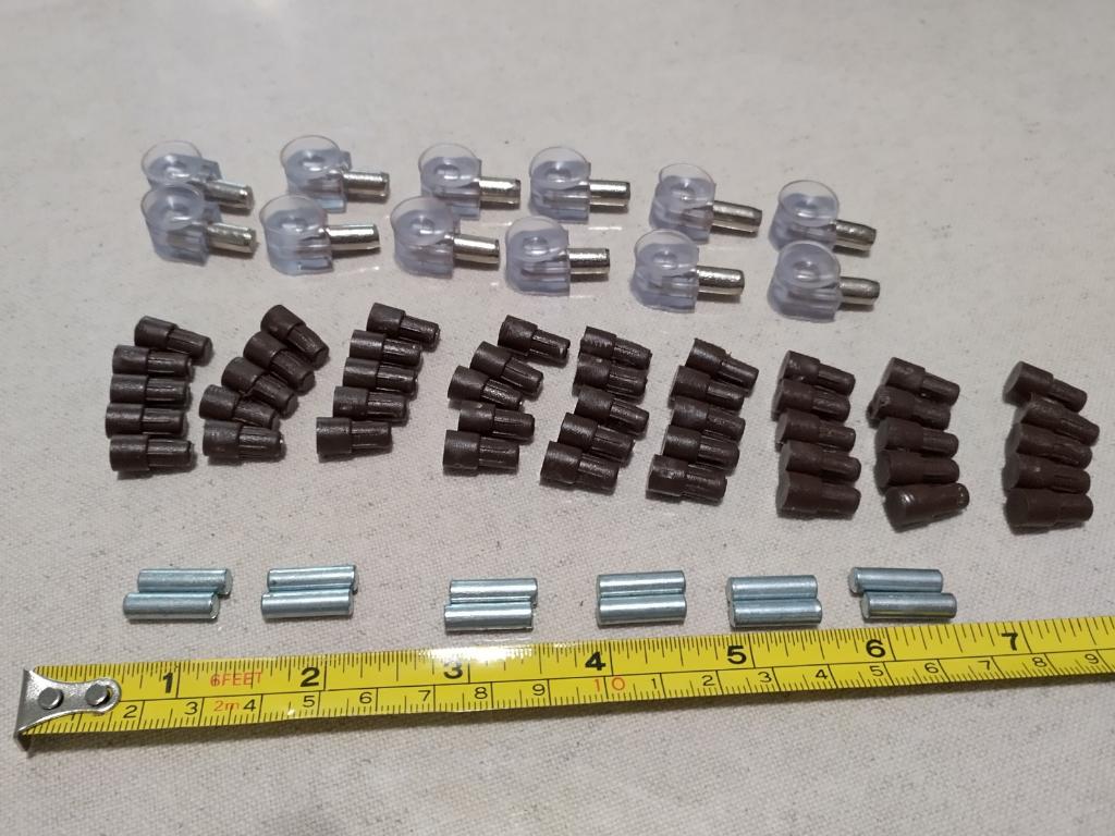 Taquets étagère plastique 5 mm et metal 6 mm, Enlèvement ou Envoi, Neuf