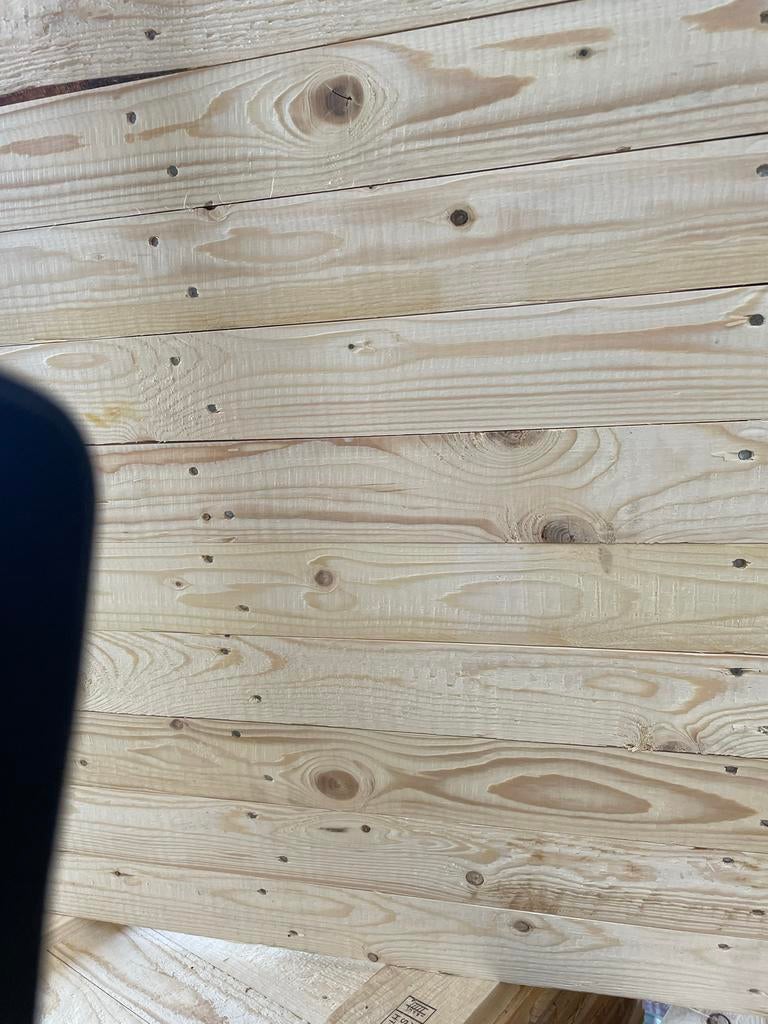 Houten vlonders tegels uit hout 80x80 en 17mm plankdikte, Ophalen, Zo goed als nieuw, Hout
