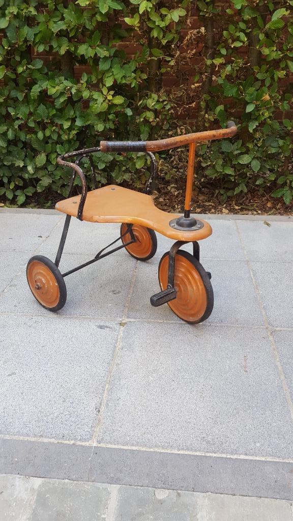 Vintage kinderfiets, Ophalen