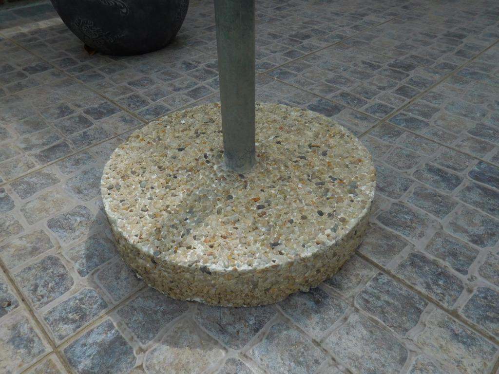 pied de parasol en béton décoratif, Jardin & Terrasse, Enlèvement, Comme neuf, Autres matériaux
