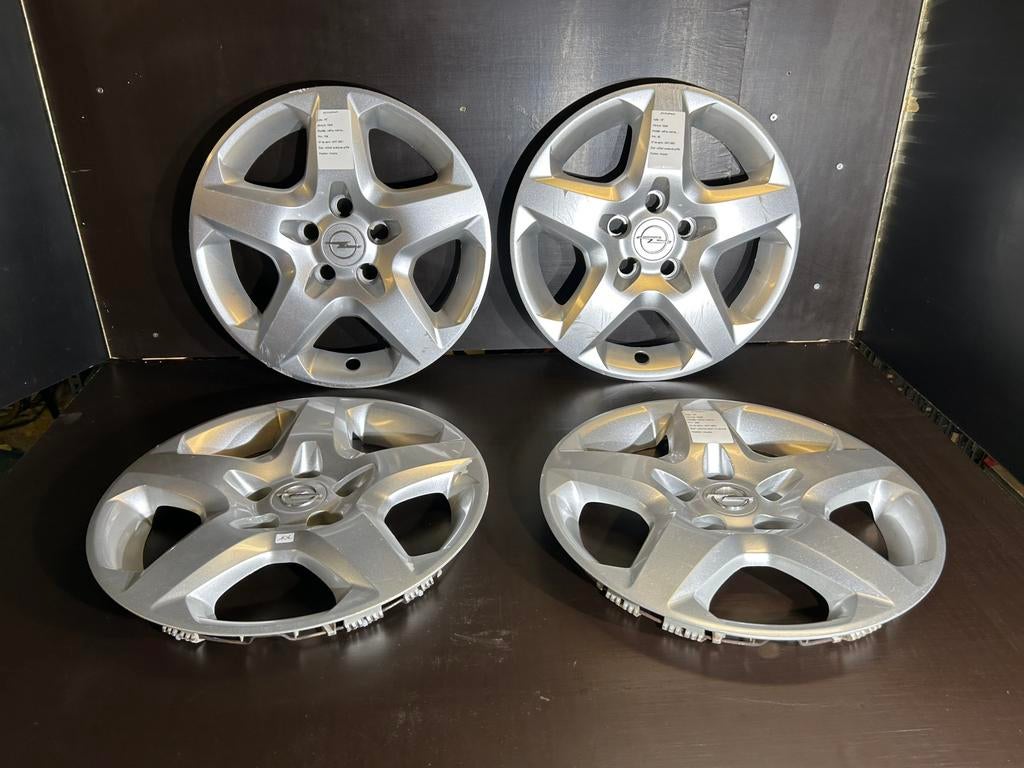 4 enjoliveurs d’origine  Opel astra zafira meriva 16", Enlèvement ou Envoi, Utilisé