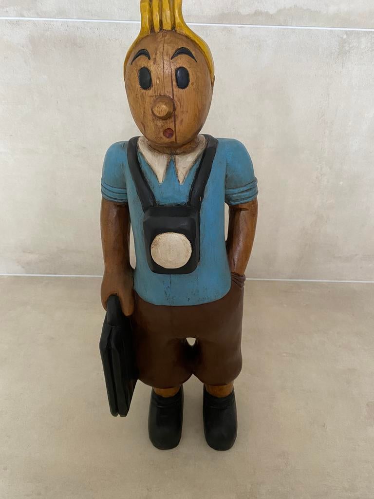 Kuifje in hout, Enlèvement