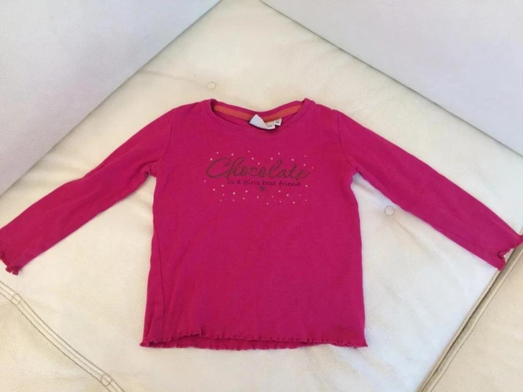 T-shirt fille rose, 2-3 ans, Ophalen of Verzenden, Meisje