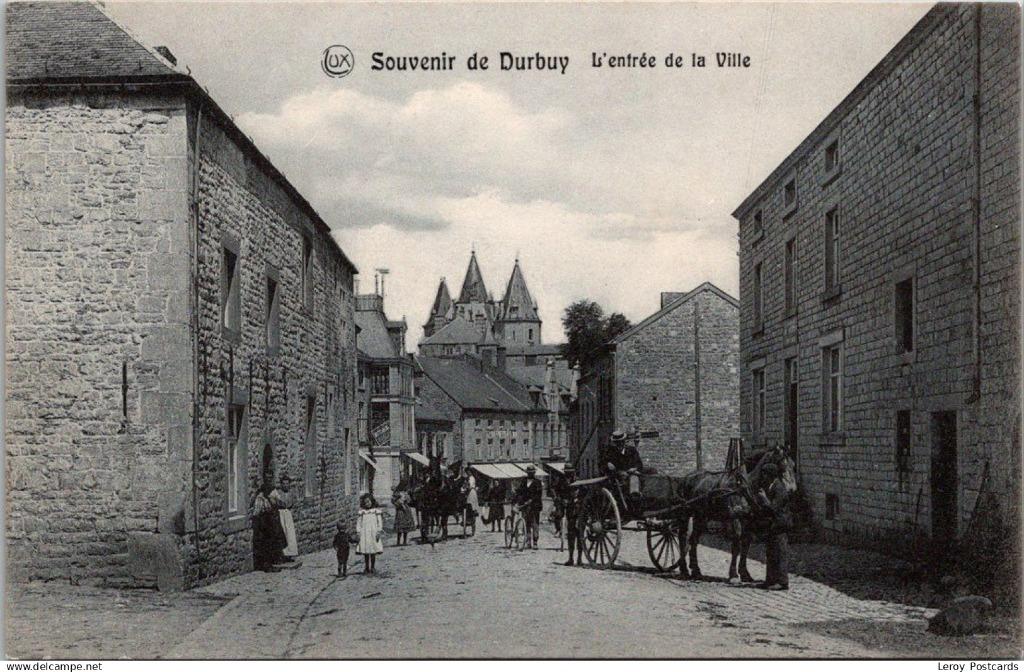 Entrée de la Ville, Durbuy, Collections, Cartes postales | Belgique, Envoi, Luxembourg