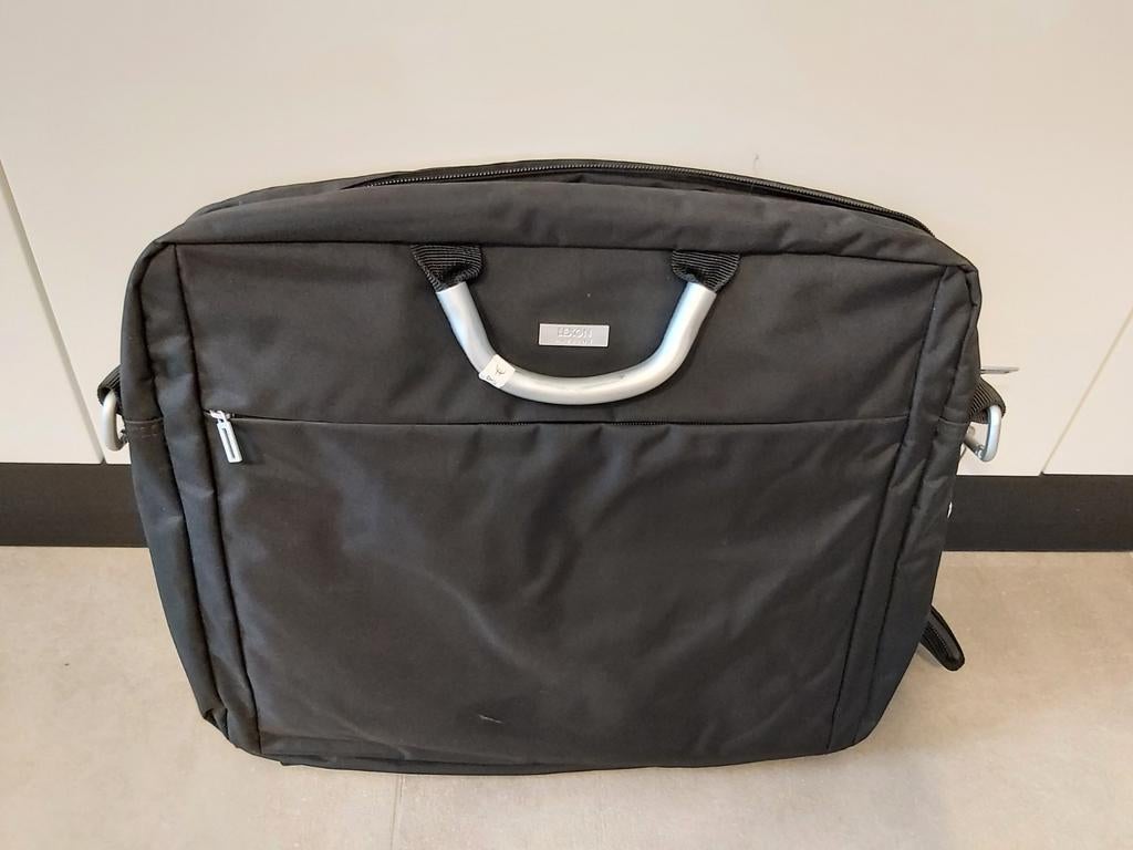 Lexon zwarte computertas, Ophalen of Verzenden, 16 inch, Zo goed als nieuw, Schoudertas