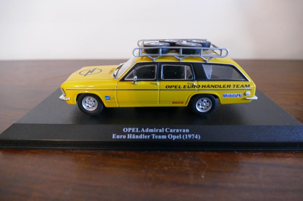 Miniature Opel Admiral Caravan assistance Rallye, Hobby & Loisirs créatifs, Voitures miniatures | 1:43, Comme neuf, Voiture, Autres marques