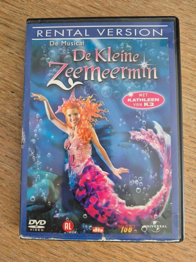 Dvd De Kleine Zeemeermin musical (met K3 lid), Cd's en Dvd's, Alle leeftijden, Ophalen of Verzenden, Gebruikt