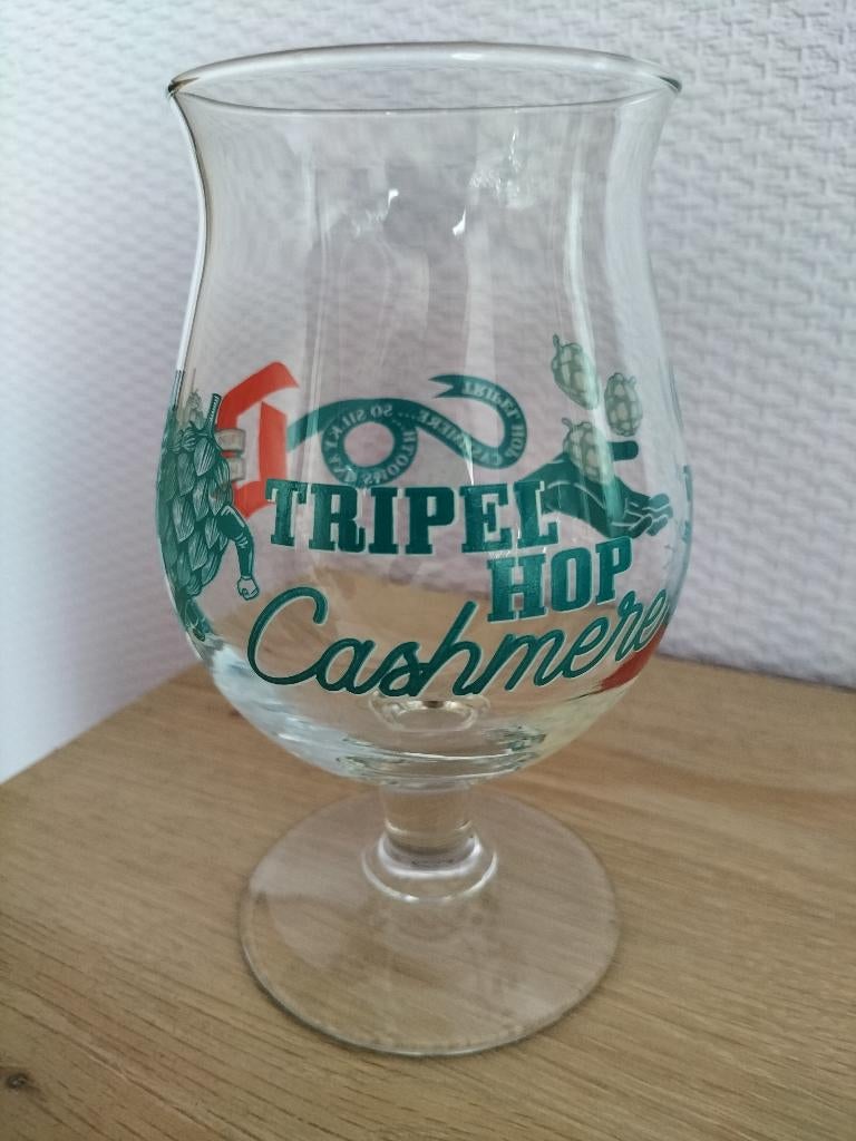 Duvelglas Tripel Hop Cashmere, Verzamelen, Ophalen of Verzenden, Zo goed als nieuw, Glas of Glazen, Duvel